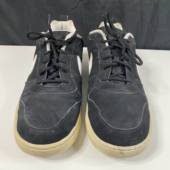 Men's Nike Suede Court Borough White & Black Low Top Sneaker Size 10.5 - Picture 8 of 8